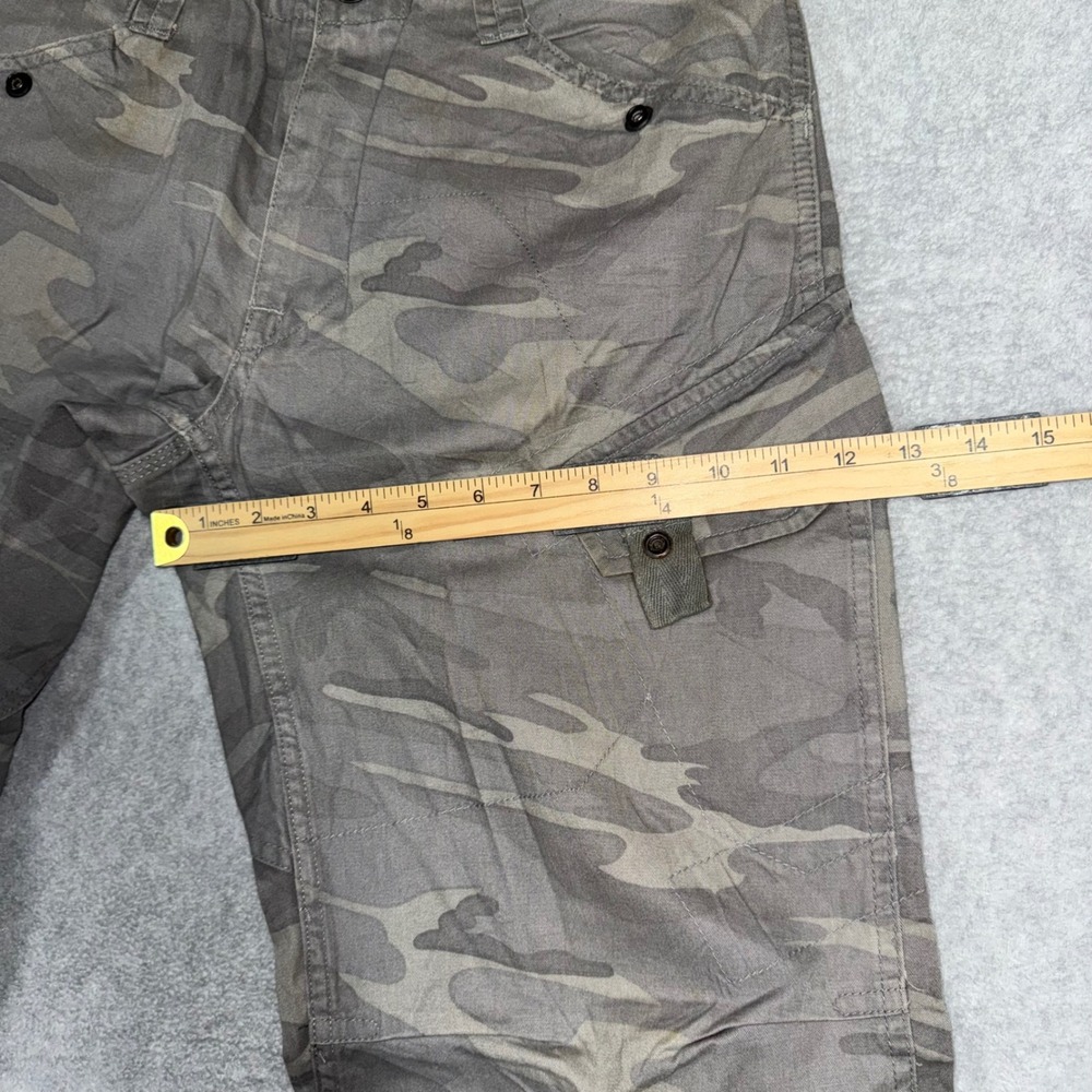 G-Star Raw Elwood Prisoner Camo Cargo Pants Grey Mens 32x32 3301 Raw - Picture 12 of 14